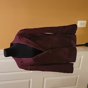 Burgundy jacket warm